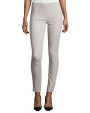 Cotton Stretch Leggings, Stone