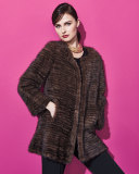 Layered Mink Fur Coat