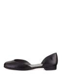 Cutie Leather d'Orsay Ballerina Flat, Black
