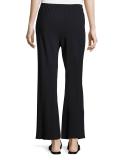 Dala Wide-Leg Pull-On Pants, Navy