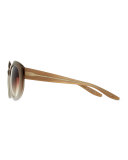 Patchett Gradient Sunglasses, Sandstone/Smoky Topaz