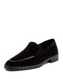 Cory Suede Loafer, Black
