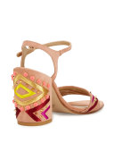 Both Embellished City Sandal, Naked