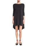 Arias 3/4-Sleeve T-Shirt Dress