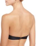 Camilla Smocked Bandeau Swim Top, Crete Colorblock