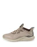 Alphabounce Perforated Knit Sneaker, Tan