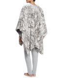 Terry Lounge Long Sleeve Top, Light Heather Gray