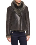 Woodland Leather Jacket, Black
