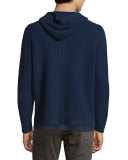Boiled Cashmere Zip-Up Hoodie