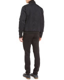 Utility Bomber Jacket, Black