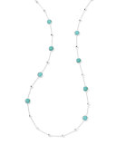 Lollipop Turquoise Necklace, 37"L