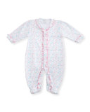 Elegant Ellie's Printed Footie Pajamas, Pink, Size Newborn-9 Months