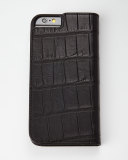 Black Alligator iPhone 6 Wallet Folio
