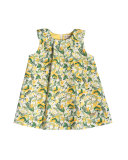 Sleeveless Stretch Tweed Lemon Shift Dress, Green, Size 2-6