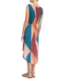 Gisele Sleeveless Caftan Coverup Dress, Ananda