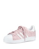 Superstar Original Fashion Sneaker, Clear Pink/White