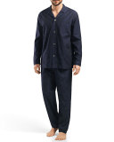 Raffael Patterned Jacquard Pajamas 