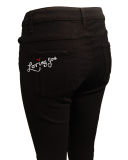 Stacey Loving You Embroidered Bell-Bottom Jeans