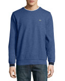 Semi-Fancy Piqué Sweatshirt, Navy Blue/Dark Gray
