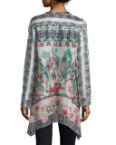 Tribeca Printed Georgette Tunic, Multi, Plus Size