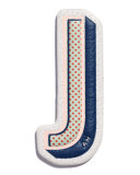 "J" Leather Sticker for Handbag
