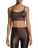 The Cut Cami Sports Bra, Cabernet Pantone/Black