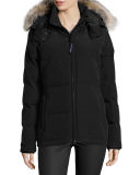 Chelsea Fur-Hood Parka Coat