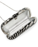 Smithereens Soap Dish Crystal Evening Clutch Bag, Rhine/Multi