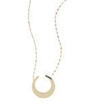 14K Gold Small Nude Geo Necklace