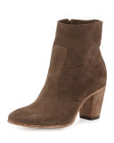Diva Classic Suede Bootie, Tortora