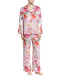 Autumn Notch Pajama Set, Multicolor