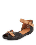 Bessie Laser-Cut d'Orsay Sandal