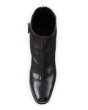 Viva Leather Bootie, Nero