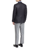 Tic Two-Button Sport Coat, Black/Gray