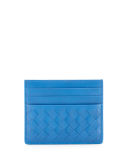 Flat Woven Card Case, Black