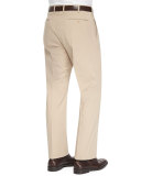 Straight-Leg Cotton Trousers