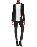 Dip-Dye Silk Blouse
