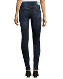 Jannie Curvy Mid-Rise Skinny Jeans, Native Ora Clean