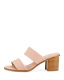 Maha Nubuck 70mm Mule Sandal