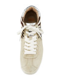 Guepard Suede & Calf Hair Sneaker
