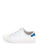 Standard Issue Canvas Lace-Up Sneaker, White/Blue
