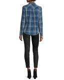 The Workwear Slim Boy Shirt, Abbot Plaid
