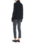 Oversized Knit Turtleneck Sweater,