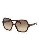 Oversize Hexagonal Sunglasses