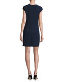 Onine Oxford Knit Day Dress, Blue