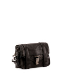 PS1 Mini Luxe Leather Crossbody Bag, Black