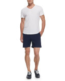 Jersey V-Neck T-Shirt, White 