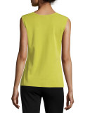 Scoop-Neck Tank, Sour Apple, Petite