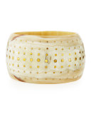 Mfalme Studded Light Horn Bangle