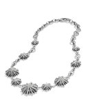 Starburst Link Necklace with Diamonds